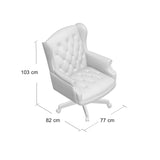 Boss Wingback Traditional Chair In Burgundy MODEL # B800-BY