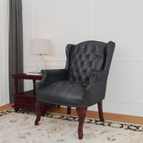 Boss Wingback Traditional Guest Chair In Black MODEL # B809-BK