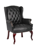 Boss Wingback Traditional Guest Chair In Black MODEL # B809-BK