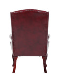 Boss Wingback Traditional Guest Chair In Burgundy MODEL # B809-BY