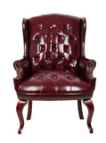 Boss Wingback Traditional Guest Chair In Burgundy MODEL # B809-BY