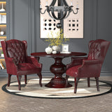 Boss Wingback Traditional Guest Chair In Burgundy MODEL # B809-BY