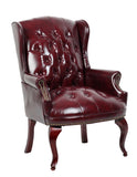 Boss Wingback Traditional Guest Chair In Burgundy MODEL # B809-BY