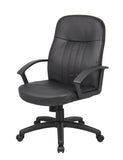 Boss Executive Leather Budget Chair MODEL # B8106