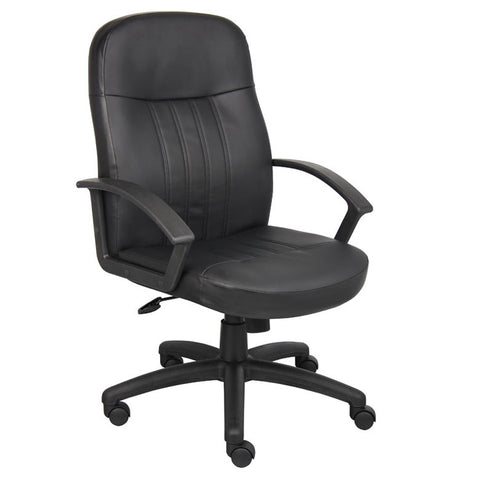 Boss Executive Leather Budget Chair MODEL # B8106