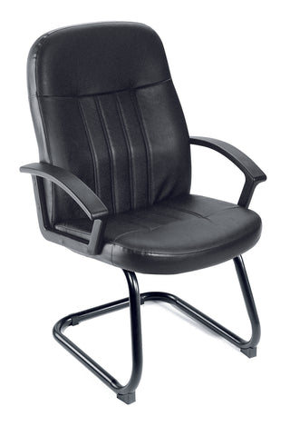 Boss Executive Leather Budget Guest Chair MODEL # B8109