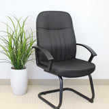 Boss Mid Back Fabric Guest Chair In Black MODEL # B8309-BK