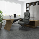 Boss Executive High Back CaressoftPlus Flip Arm Chair MODEL # B8551-BK