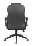 Boss Executive High Back CaressoftPlus Flip Arm Chair MODEL # B8551-BK