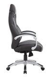 Boss Executive Hinged Arm Chair - Black/Grey MODEL # B8871-BKGY
