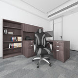 Boss Executive Hinged Arm Chair - Black/Grey MODEL # B8871-BKGY
