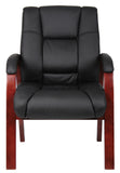 Boss Mid Back Wood Finished guest, accent or dining chair MODEL # B8999-C