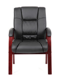 Boss Mid Back Wood Finished guest, accent or dining chair MODEL # B8999-M