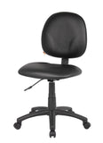 Boss Diamond Task Chair In Black Antimicrobial Vinyl MODEL # B9090-CS