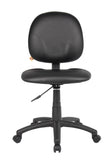 Boss Diamond Task Chair In Black Antimicrobial Vinyl MODEL # B9090-CS