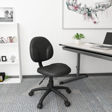 Boss Diamond Task Chair In Black Antimicrobial Vinyl MODEL # B9090-CS
