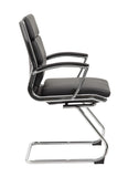 Boss Executive CaressoftPlus Chair with Metal Chrome Finish - Guest Chair MODEL # B9479-BK