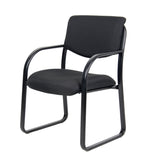 Boss Black Fabric Guest Chair MODEL # B9521-BK