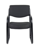 Boss Black Fabric Guest Chair MODEL # B9521-BK