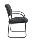 Boss Black Fabric Guest Chair MODEL # B9521-BK