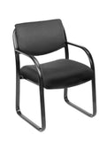 Boss Black Fabric Guest Chair MODEL # B9521-BK