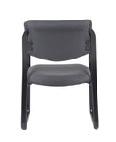 Boss Grey Fabric Guest Chair MODEL # B9521-GY