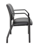 Boss Antimicrobial Guest Chair, 500 lb. weight capacity MODEL # B9591AM-BK-500