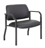Boss Antimicrobial Guest Chair, 500 lb. weight capacity MODEL # B9591AM-BK-500