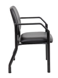 Boss Antimicrobial Guest Chair, 300 lb. weight capacity MODEL # B9591AM-BK