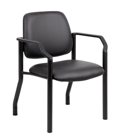Boss Antimicrobial Guest Chair, 300 lb. weight capacity MODEL # B9591AM-BK
