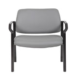 Boss Antimicrobial Guest Chair, 500 lb. weight capacity MODEL # B9591AM-GY-500