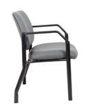 Boss Antimicrobial Guest Chair, 500 lb. weight capacity MODEL # B9591AM-GY-500