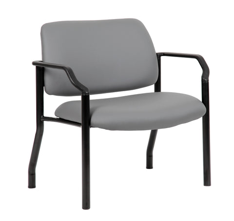 Boss Antimicrobial Guest Chair, 500 lb. weight capacity MODEL # B9591AM-GY-500