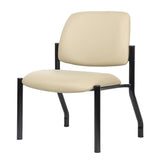 Boss Antimicrobial Armless Guest Chair, 400 lb. weight capacity MODEL # B9595AM-BG-400