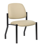 Boss Antimicrobial Armless Guest Chair, 300 lb. weight capacity MODEL # B9595AM-BG