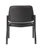Boss Antimicrobial Armless Guest Chair, 400 lb. weight capacity MODEL # B9595AM-BK-400