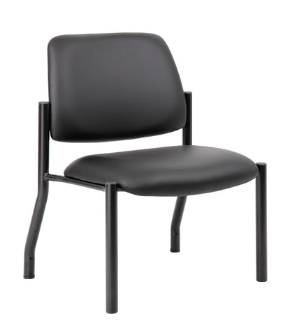 Boss Antimicrobial Armless Guest Chair, 400 lb. weight capacity MODEL # B9595AM-BK-400