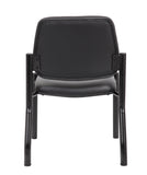 Boss Antimicrobial Armless Guest Chair, 300 lb. weight capacity MODEL # B9595AM-BK