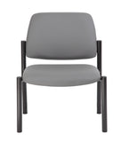 Boss Antimicrobial Armless Guest Chair, 400 lb. weight capacity MODEL # B9595AM-GY-400