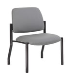 Boss Antimicrobial Armless Guest Chair, 400 lb. weight capacity MODEL # B9595AM-GY-400