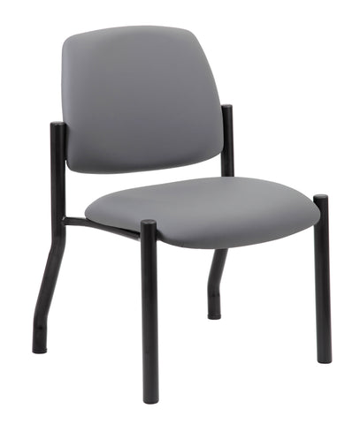 Boss Armless Guest Chair, 300 lb. weight capacity MODEL # B9595AM-GY