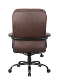 Boss Heavy Duty Double Plush LeatherPlus Chair - 400 Lbs.  MODEL # B991-BB