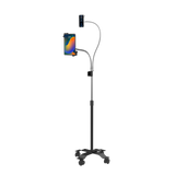 Compact Dual Gooseneck Floor Stand for Phone and 7-13-Inch Tablets CTA DIGITAL