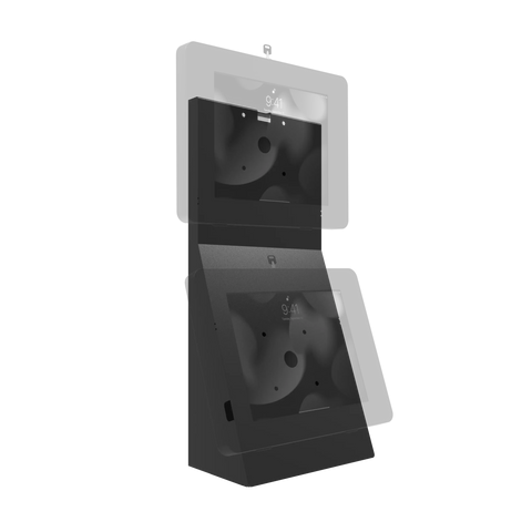 Dual Security Enclosure Desk Mount w/ Storage Compartment CTA DIGITAL