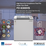 Formax FD 8300HS Shredder