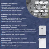 Formax FD 8500HS Shredder