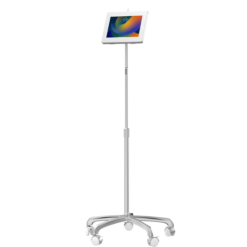 Heavy-Duty Mobile Floor Stand with Universal Security Enclosure by CTA ...
