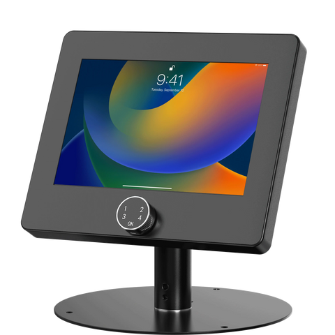 Hyperflex Security Kiosk Stand with Digital Password Combination Security Enclosure CTA DIGITAL