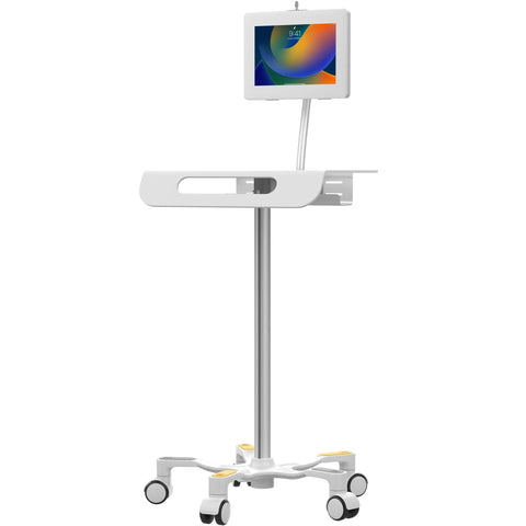 Medical Grade Anti-Microbial Floor Stand with Premium Locking Enclosure CTA DIGITAL