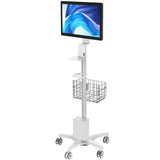 Medical Rolling Cart with Basket, Storage Box, and Handle Add-On Accessories CTA DIGITAL